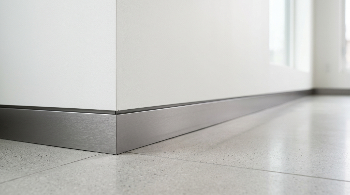 Rodapie empotrado a ras de pared: Minimalismo y diseño en Madrid - Madrid Renueva